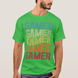 Classic Gamer Retro 70s 80s Video Games Lover Game T-Shirt