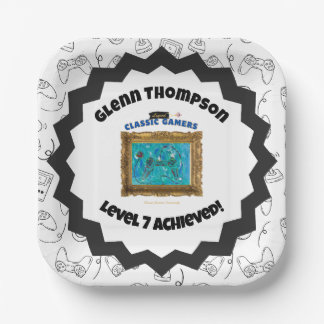 Classic Gamers Birthday Party Cool Play Plates