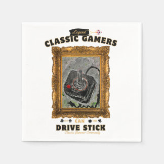 Classic Gamers Birthday Party Groovy Vision Napkin