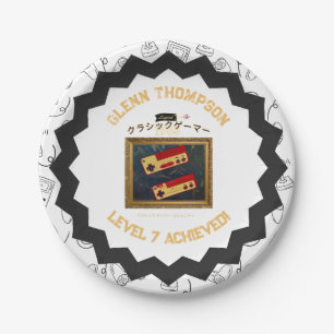 Classic Gamers Birthday Party Plates
