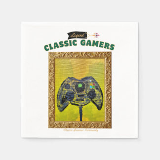 Classic Gamers Birthday Sick Box Napkins