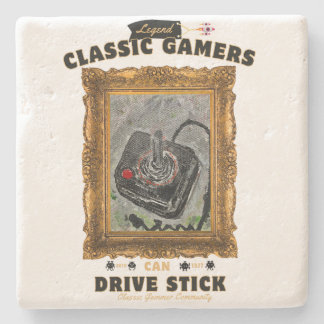 Classic Gamers Groovy Vision Stone Coaster