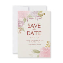 Classic Garden-Themed Wedding RSVP Card