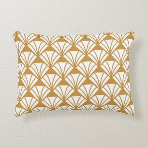 Classic Geometric: Art Deco Elegance. Decorative Cushion