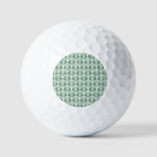 Classic Geometric: Art Deco Seamless Style Golf Balls