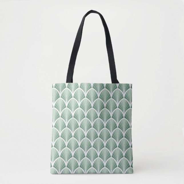 Classic Geometric: Art Deco Seamless Style Tote Bag (Front)
