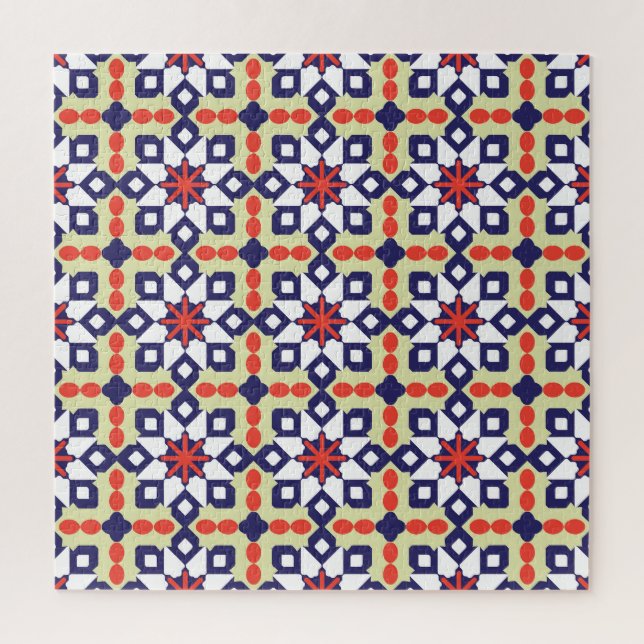 Classic Geometric: Seamless Ornamental Design Jigsaw Puzzle (Vertical)