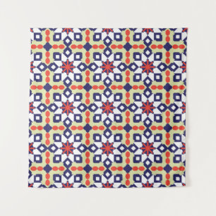 Classic Geometric: Seamless Ornamental Design Tapestry
