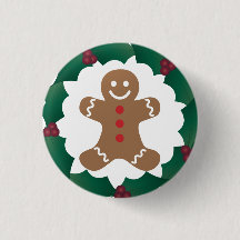Classic Gingerbread Man Pin