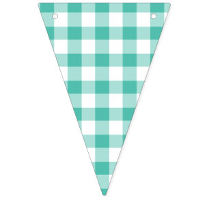 Classic Gingham Bluegrass Green  Bunting