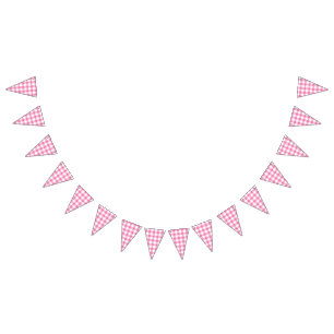 Classic Gingham Fuchsia Bunting