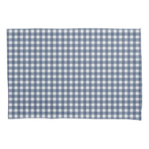 Classic Gingham Navy Pillowcase