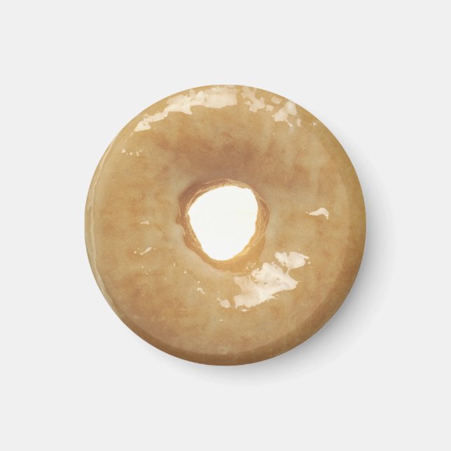 Classic Glazed Doughnut Novelty Magnet (Front)