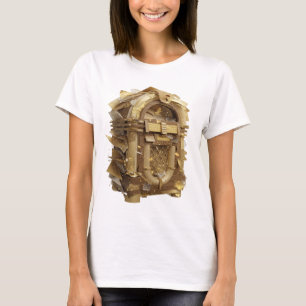 Classic Gold ABSTRACT ART Graphic Design T-Shirt