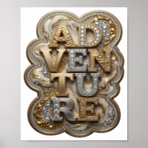 Classic Gold ADVENTURE Print