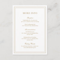 Classic Gold Elegant Wedding