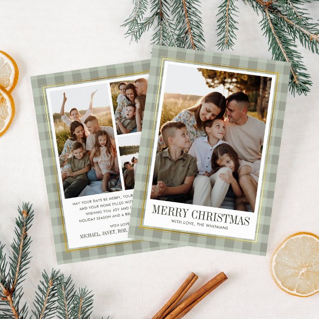 Classic Gold Holiday Photo Card, Merry Christmas (Creator Uploaded)