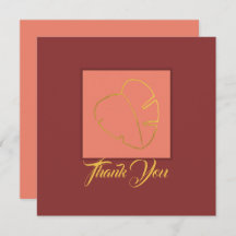 Classic  Gold Leaf Elegant Purple Pink