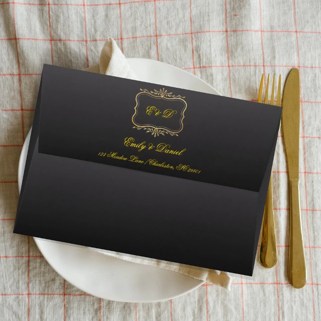 Classic Gold Look Wedding Envelope (Creator Uploaded)