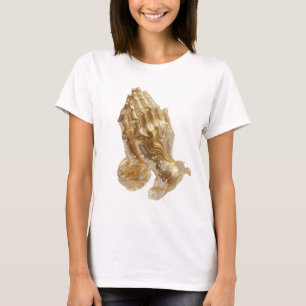 Classic Gold PRAYING HANDS Graphic Tee