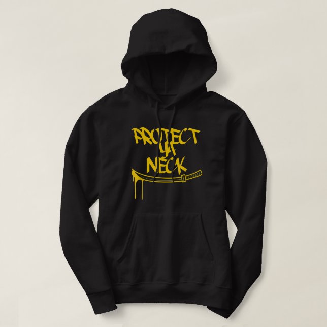 Classic Golden Era 90s Hip-Hop Music Quote Protect Hoodie (Design Front)