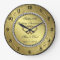 Classic Golden Wedding Anniversary Wall Clock