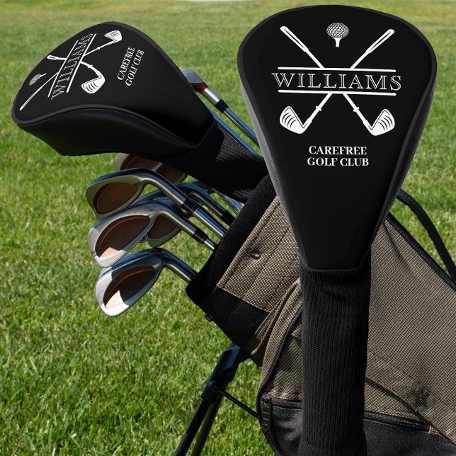 Classic Golf Club Player Name Black Head Cover (Creator Uploaded)