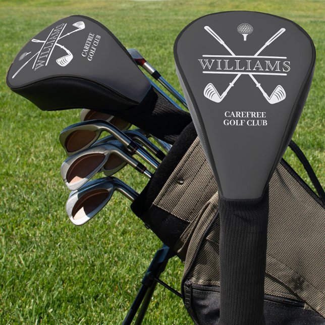 Classic Golf Club Player Name Grey Head Cover (Creator Uploaded)