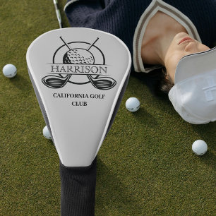 Classic Golf Club with Player Name Golf Head Cover