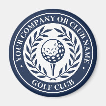 Classic Golf Personalised Name Dark Blue