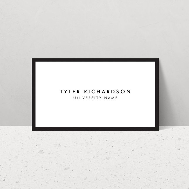 Classic Graduate Student Business Card (Creator Uploaded)