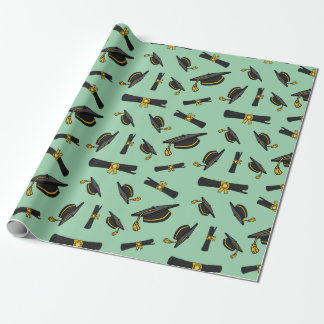 Classic Graduation Congratulation Gift Seamless Wrapping Paper