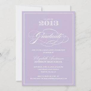 Classic Graduation Invitation