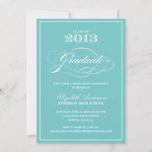 Classic Graduation Invitation