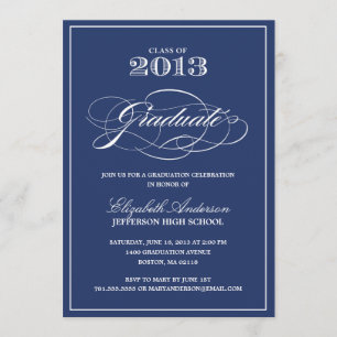 Classic Graduation Invitation