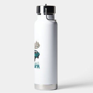 Classic Grandpa Vintage Car T-Shirt Design_1 Water Bottle