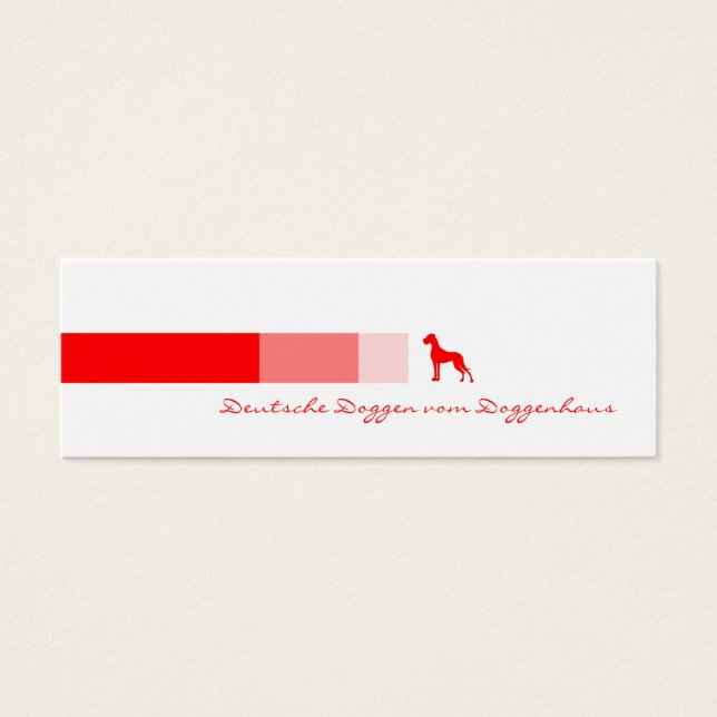 Classic Great Dane Illustration Pet Professionals (Front)