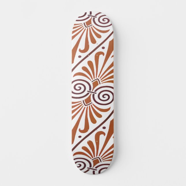Classic Greek Elegance Neutral  Skateboard (Front)