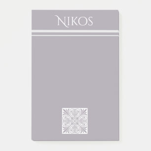 Classic Greek Inspired Personalized Post-it Notes