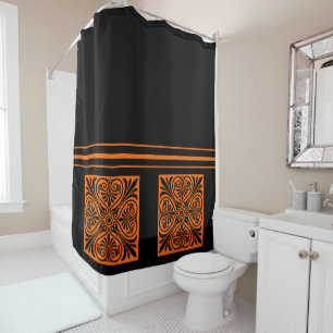 Classic Greek Inspired Shower Curtain