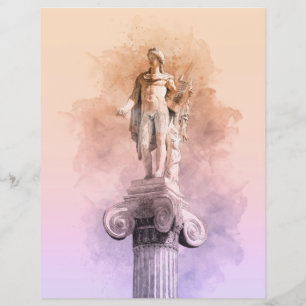 Classic greek statue of Apollo