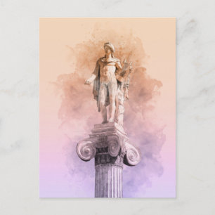 Classic greek statue of Apollo Postcard