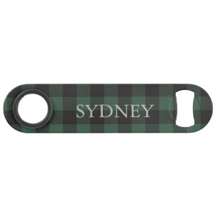 Classic Green Black Buffalo Tartan Plaid Custom