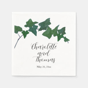 Classic Green English Ivy Napkin