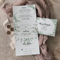 Classic Green Eucalyptus Foliage Wedding
