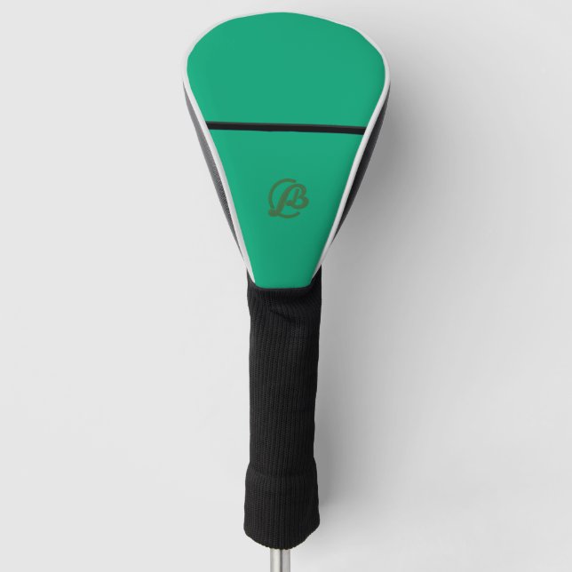 Classic Green Golf Club Headcover  (Front)