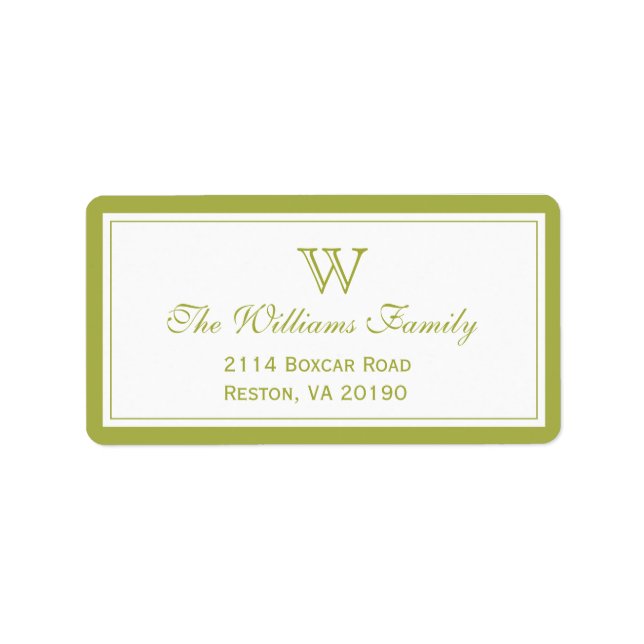 Classic Green Label (Front)