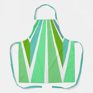 Classic Green Stripe Apron