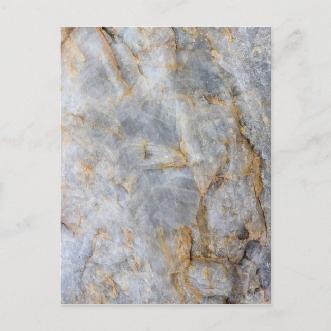 Classic Grey Quartz Crystal Postcard (Front)
