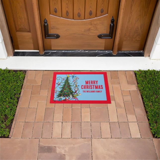 Classic Grinch | Christmas Tree Doormat (Outdoor)